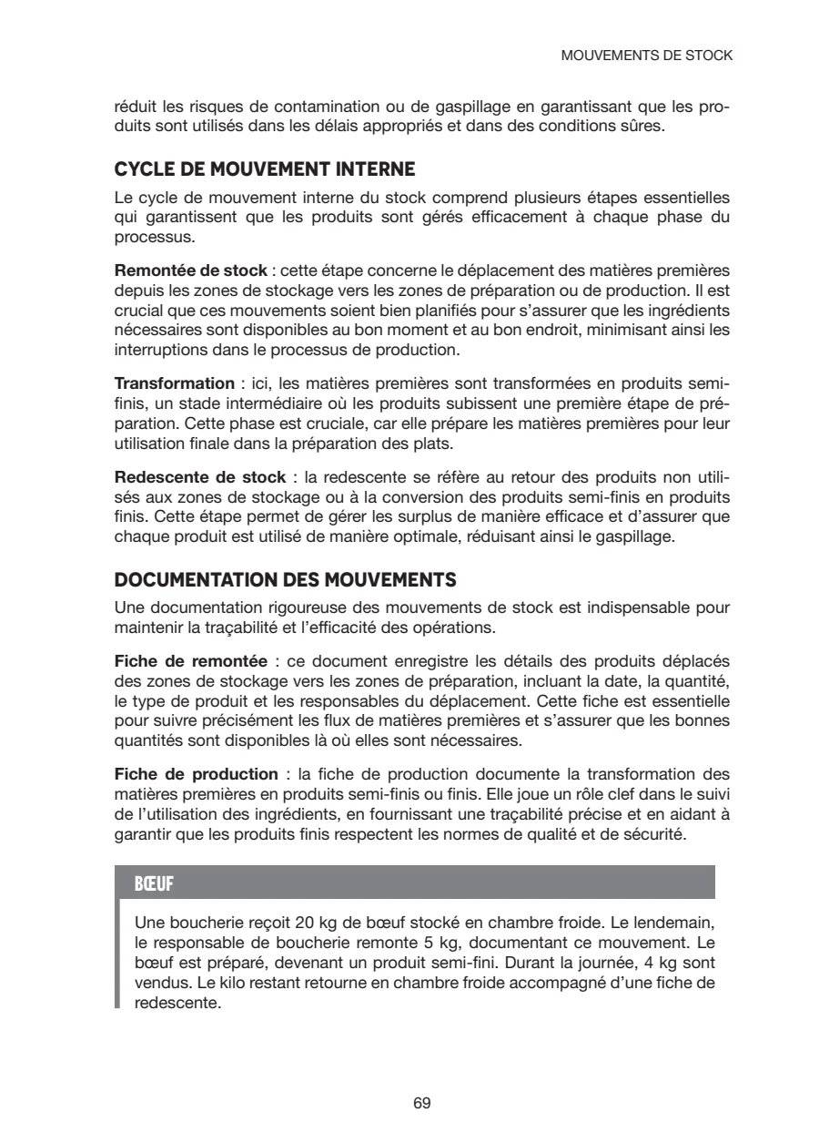 Chapitre 3, les mouvements de stock, 6 sur 6, extrait du livre Gestion des Stocks de A à Z