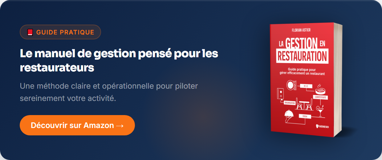 La gestion en restauration · Florian Astier (GERESO) · Découvrir sur Amazon