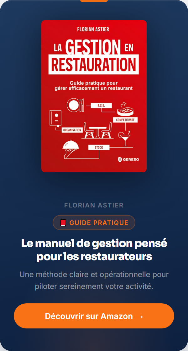 La gestion en restauration — Florian Astier (GERESO) — Découvrir sur Amazon