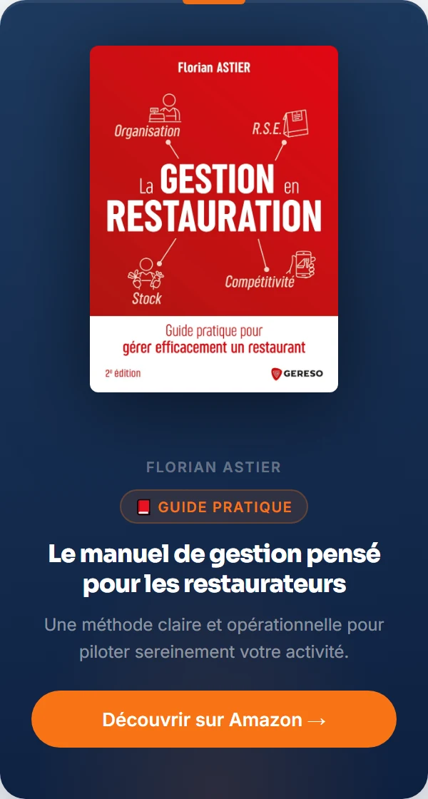 La gestion en restauration — Florian Astier (GERESO) — Découvrir sur Amazon